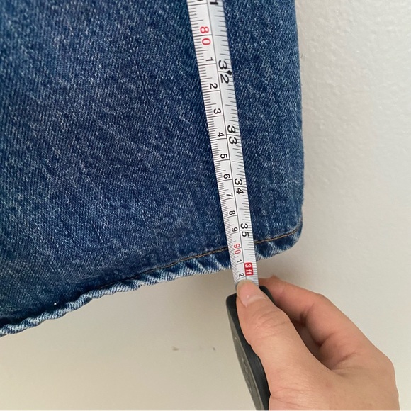 AGOLDE Baloon Sleeve Long Sleeve denim Dress - Picture 8 of 9